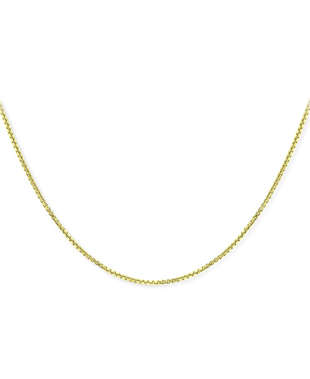 Giani Bernini Ожерелье Box Link 18" из стерлингового серебра с напылением 18k Gold