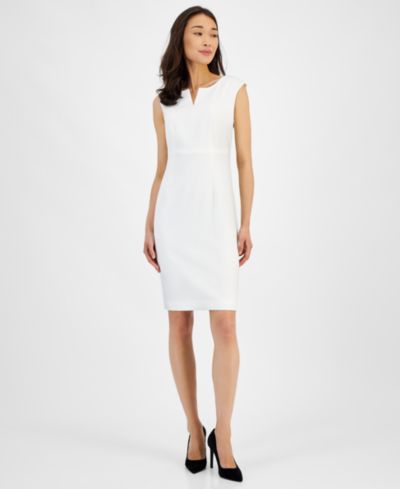 Kasper Женский Stretch Crepe Sleeveless Sheath Dress