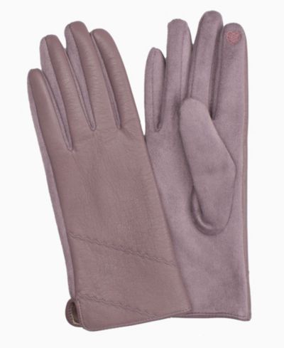 Женские перчатки Marcus Adler Vegan Leather Stitched Touchscreen