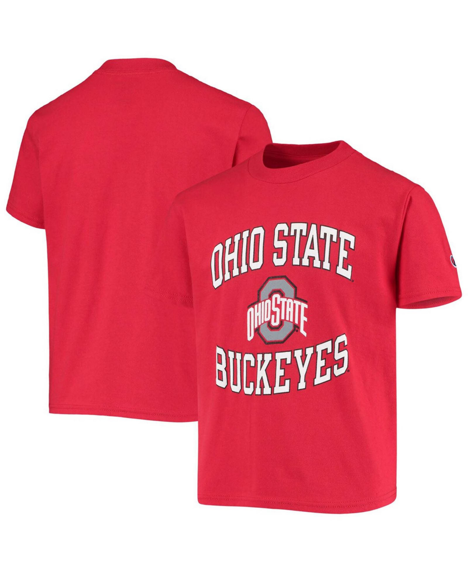 Детская футболка Scarlet Ohio State Buckeyes Circling Team Jersey