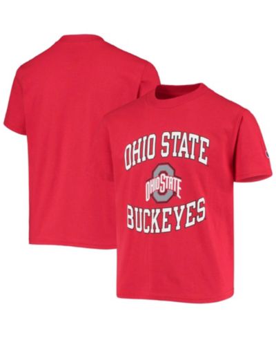 Детская футболка Scarlet Ohio State Buckeyes Circling Team Jersey