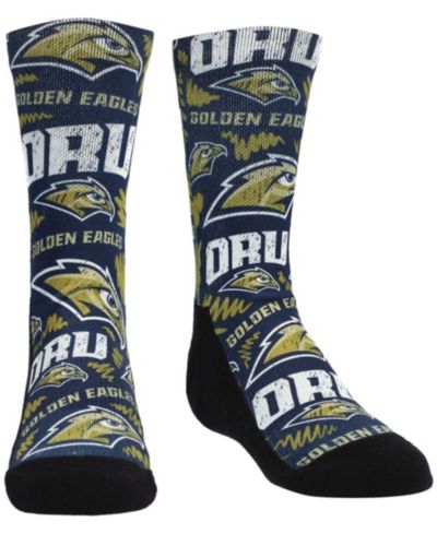 Носки Rock 'Em Youth Oral Roberts Golden Eagles Logo Sketch Crew