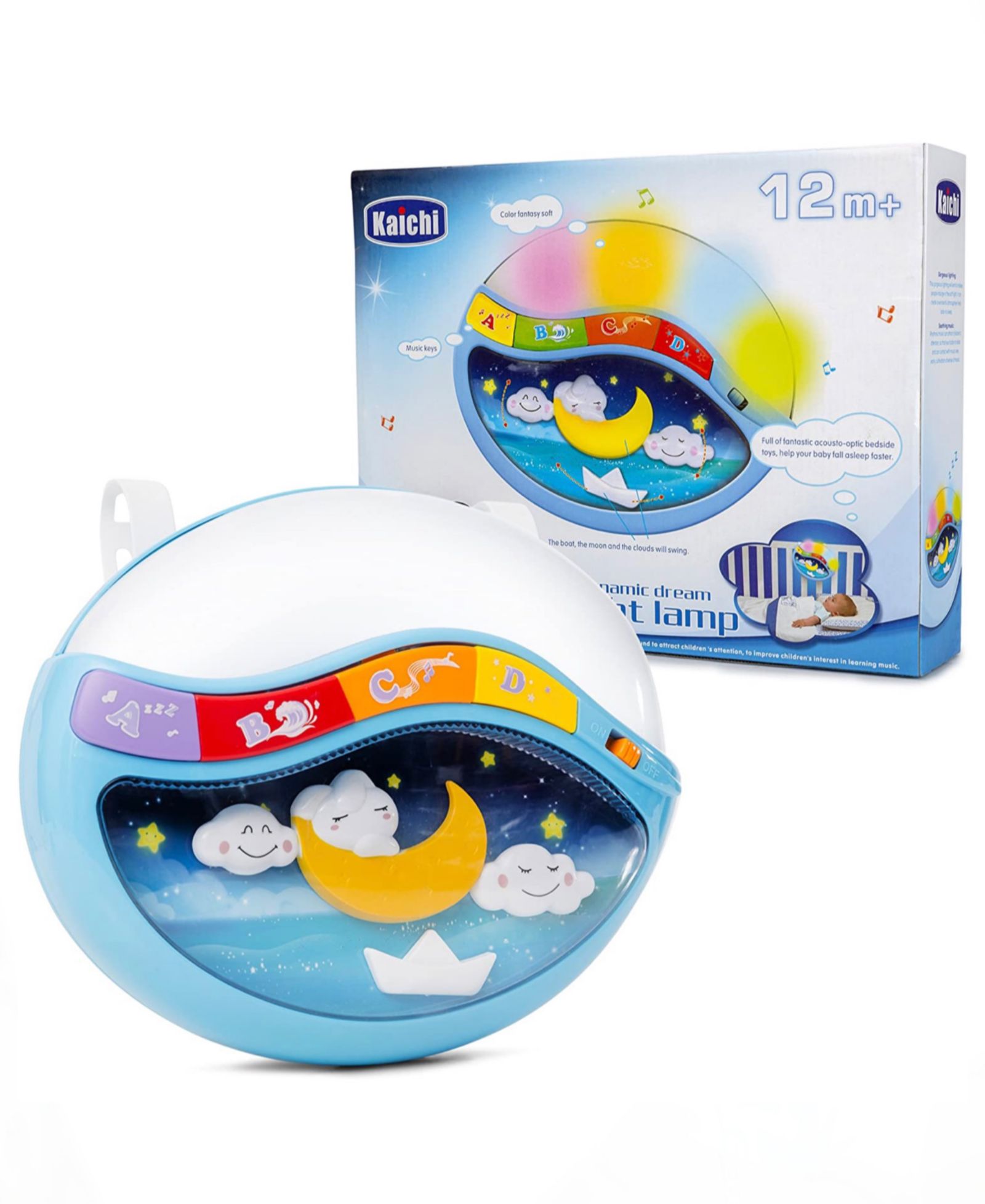 Play Baby Infant Magic Sleep Crib Interactive Music Night Light