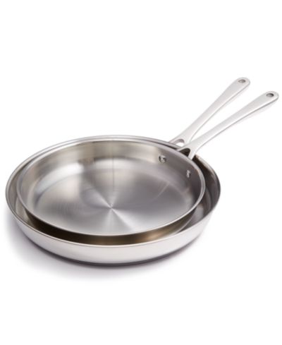 The Cellar Stainless Steel 10" & 12" Сковорода, Set of 2