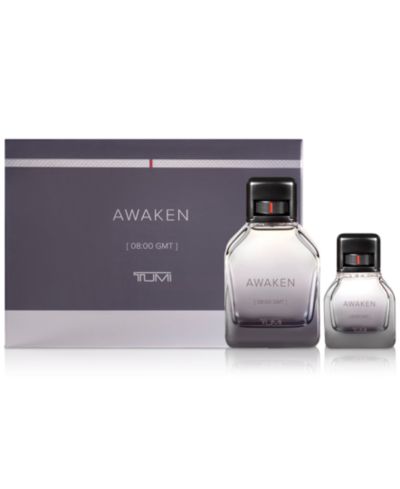 TUMI Men's 2-Pc. Awaken [8:00 GMT] TUMI Jumbo Eau de Parfum Gift Set