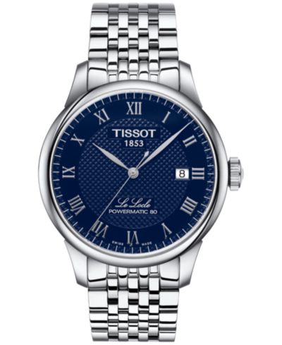 Tissot Men's Le Locle Powermatic 80 Automatic Stainless Steel Bracelet Watch 39.3mm