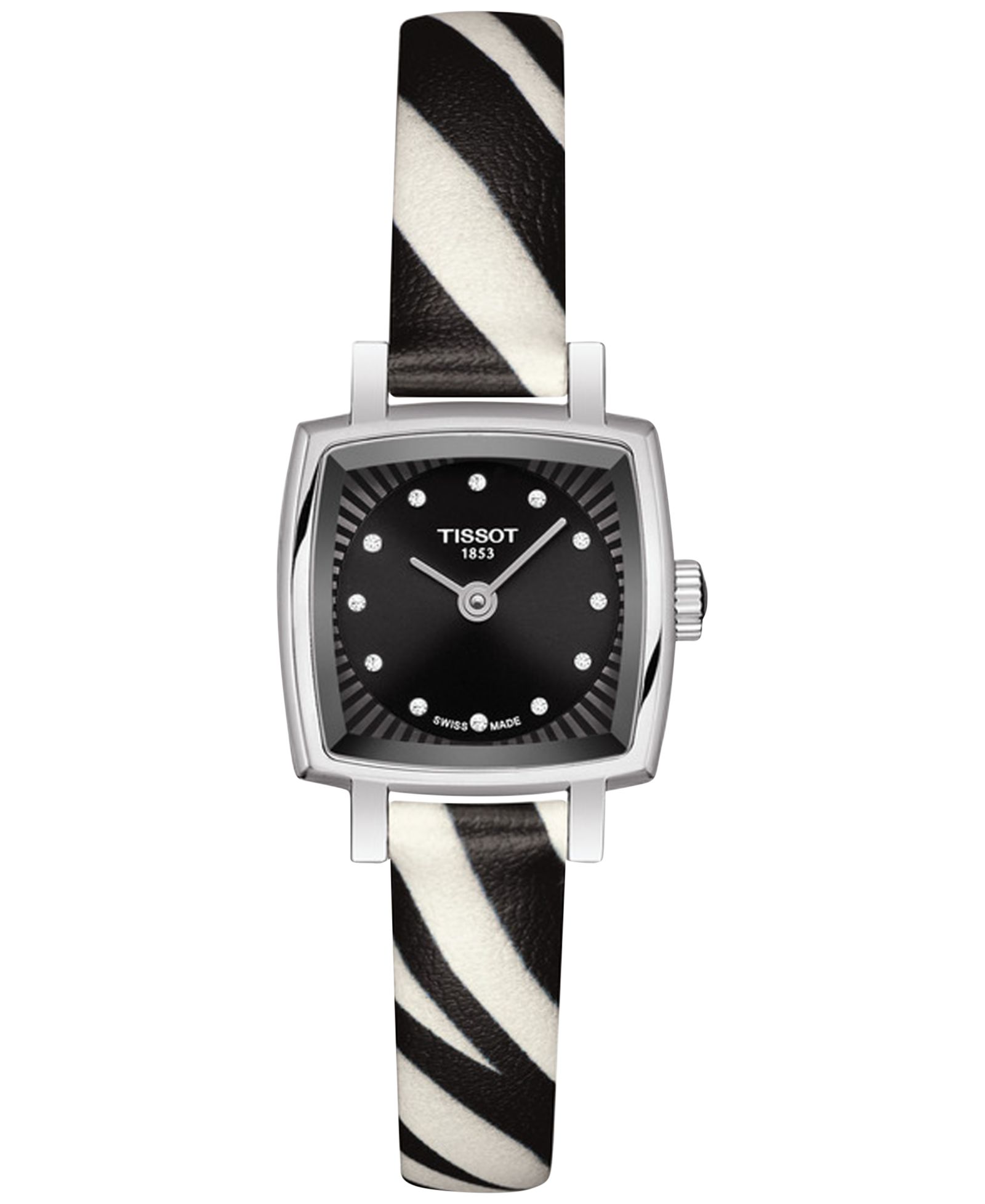Женские часы Tissot Lovely Diamond 20mm с печатным ремешком