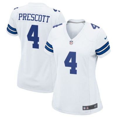 Женская джерси Nike Dak Prescott Dallas Cowboys Team Game