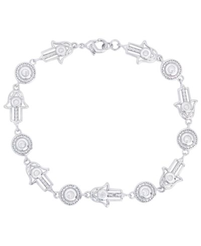 Браслет с акцентом в виде руки Хамса Gold Plate или Fine Silver Plate