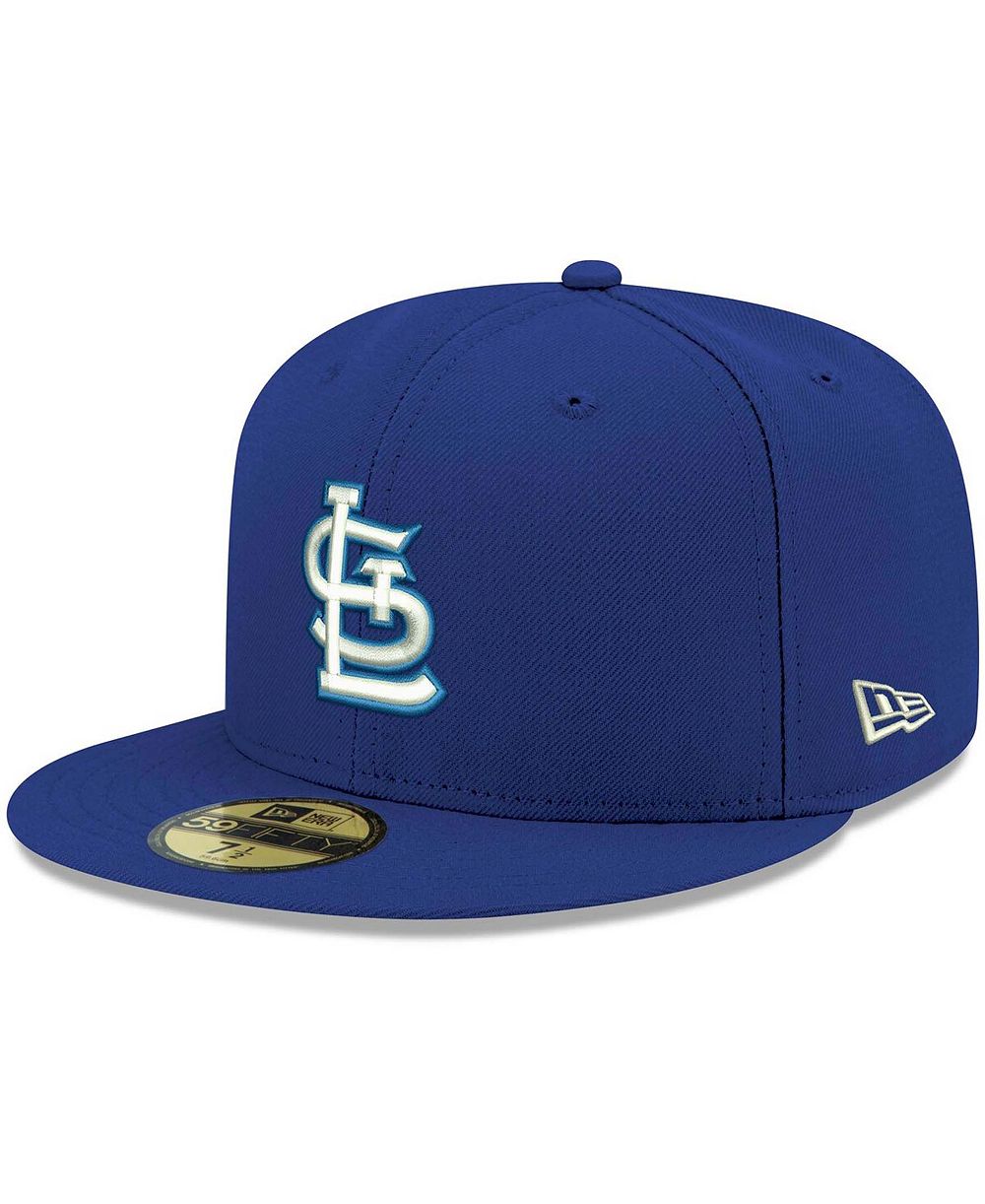 Мужская fitted кепка New Era 59FIFTY с логотипом St. Louis Cardinals, белая