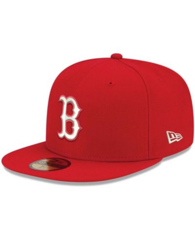 Кепка New Era 59FIFTY fitted с логотипом Boston Red Sox, Men's, красная