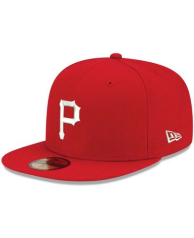 Мужская белая кепка 59FIFTY New Era Pittsburgh Pirates Logo