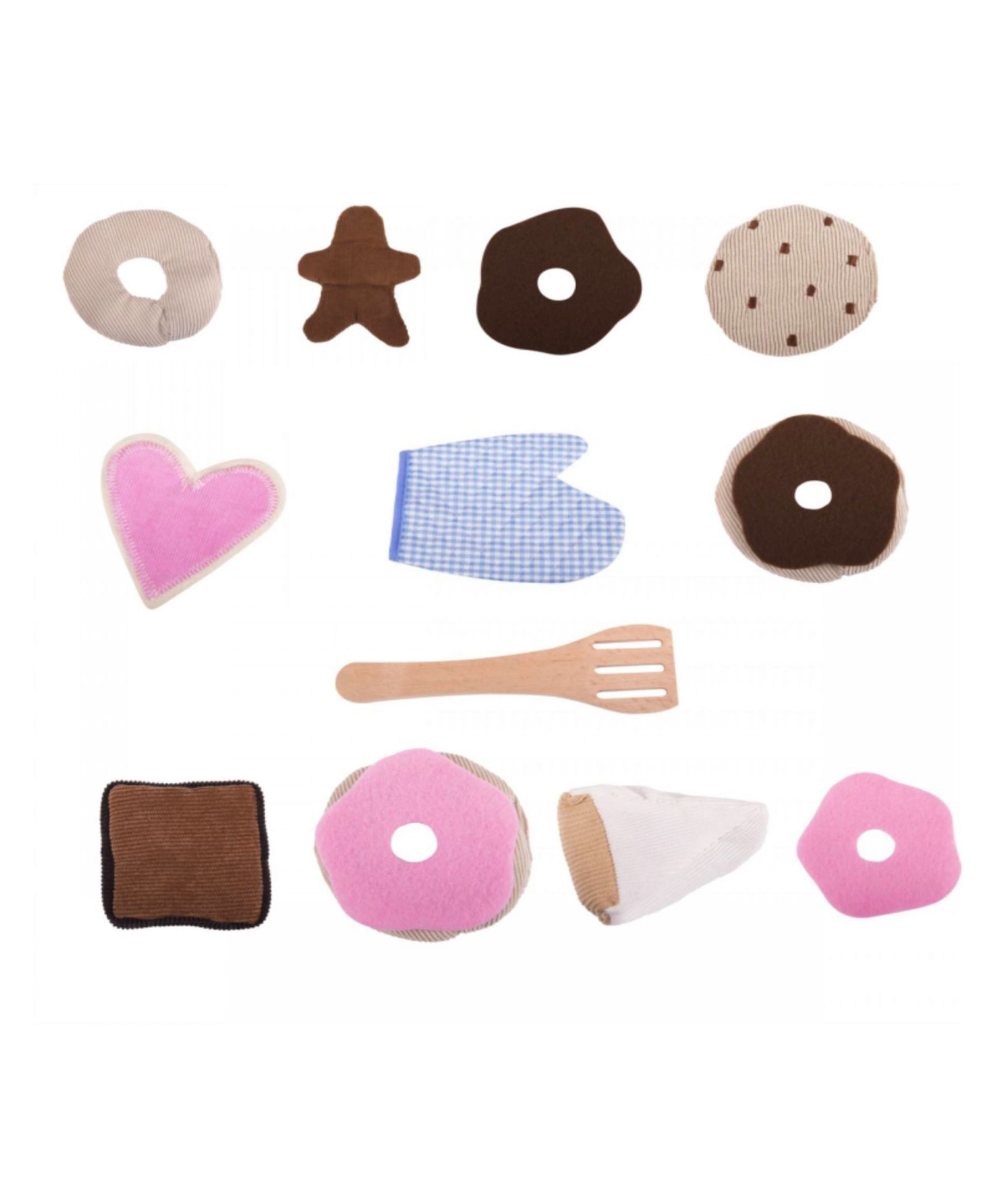 Игровой набор PopOhVer Pretend Play Plush Baking Donuts Pastries Food