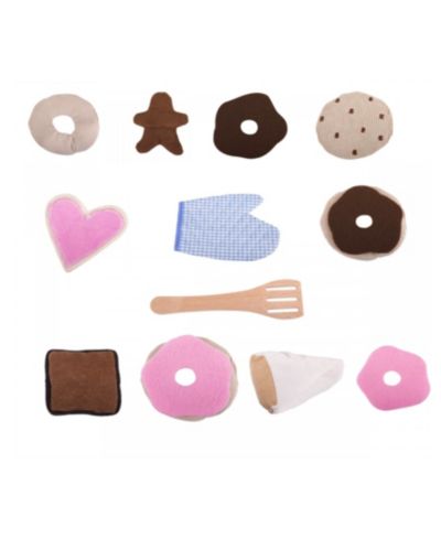 Игровой набор PopOhVer Pretend Play Plush Baking Donuts Pastries Food