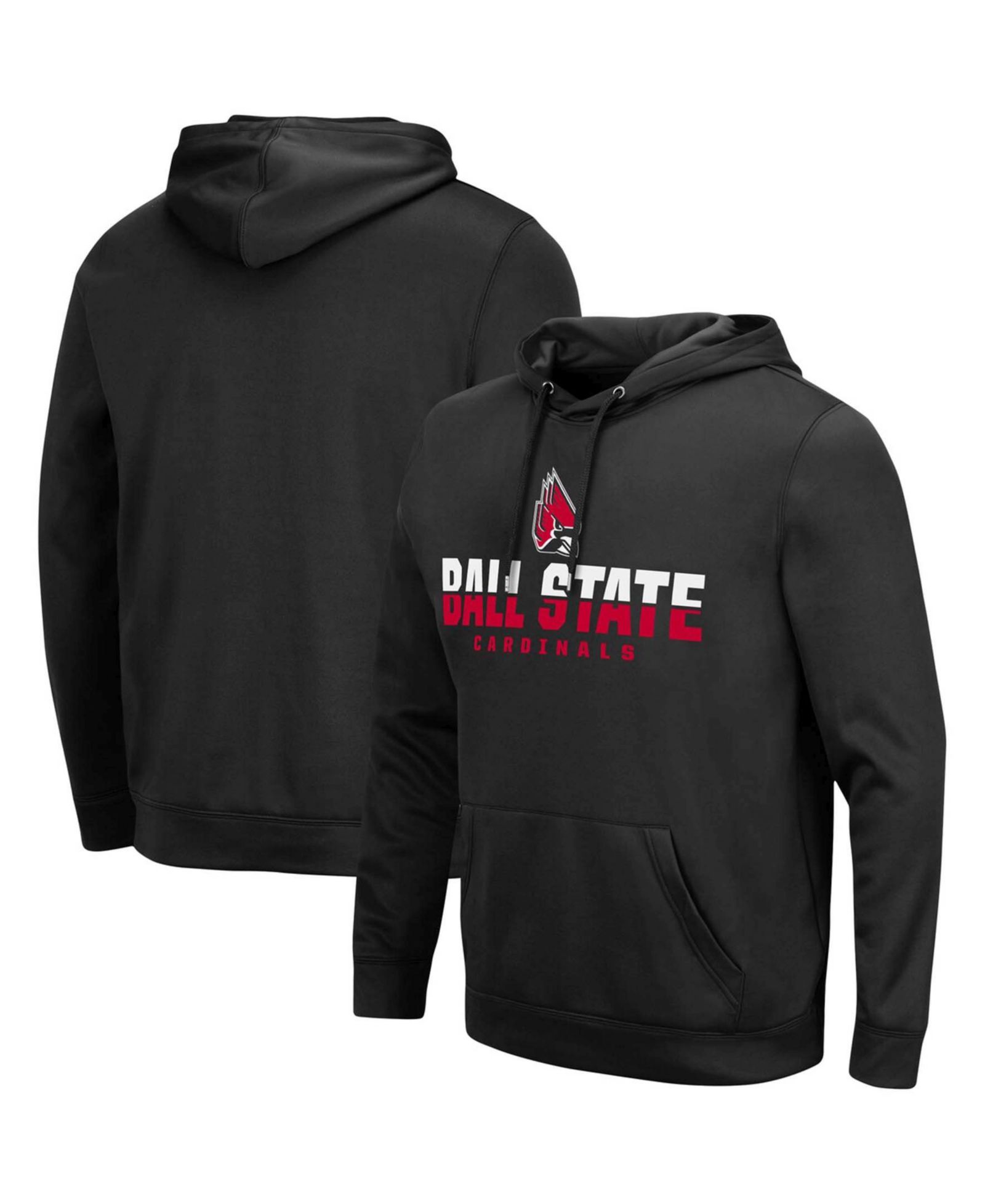 Colosseum Мужское худи Ball State Cardinals Lantern, черное