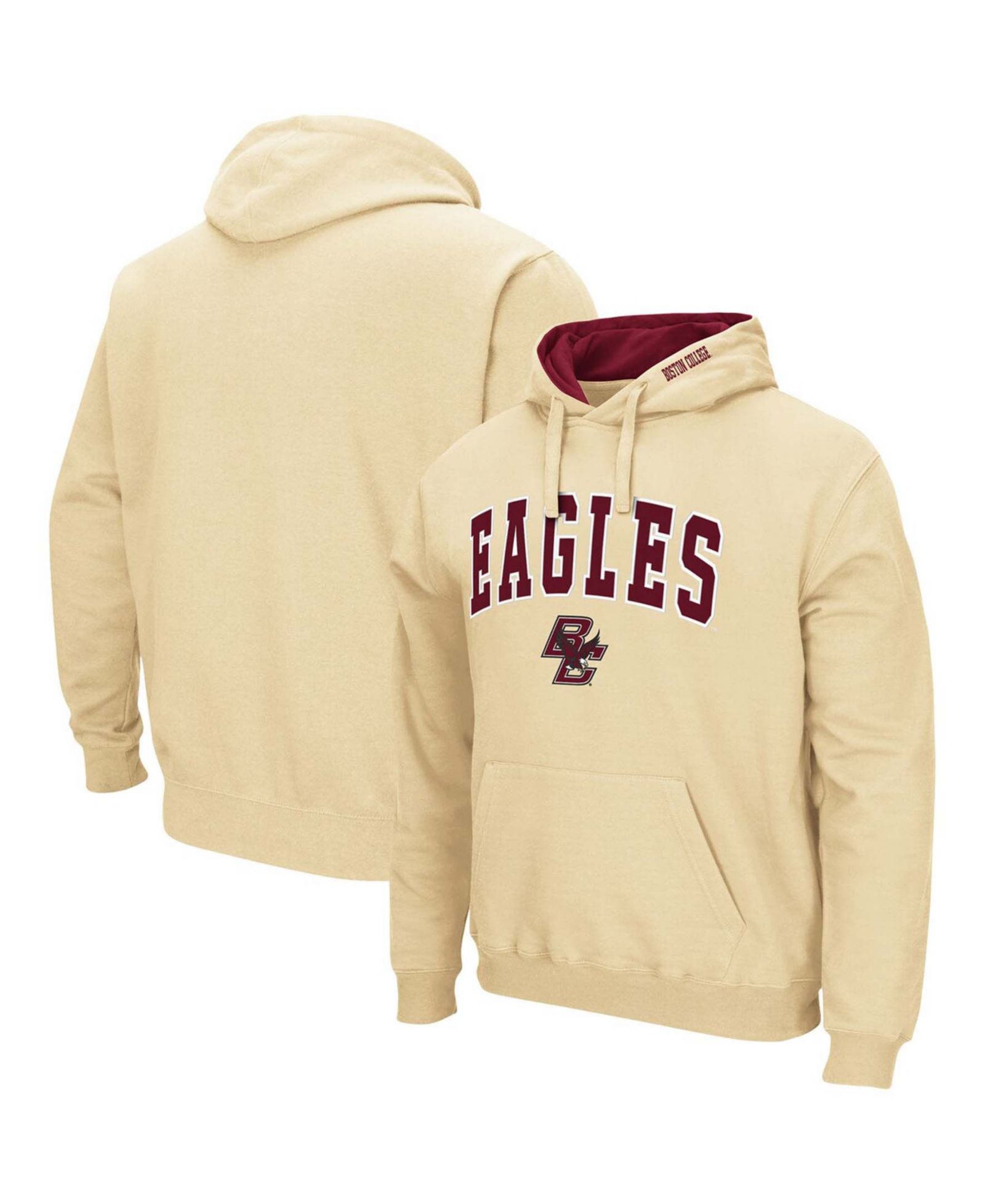 Men's Boston College Eagles Arch and Logo Pullover Hoodie