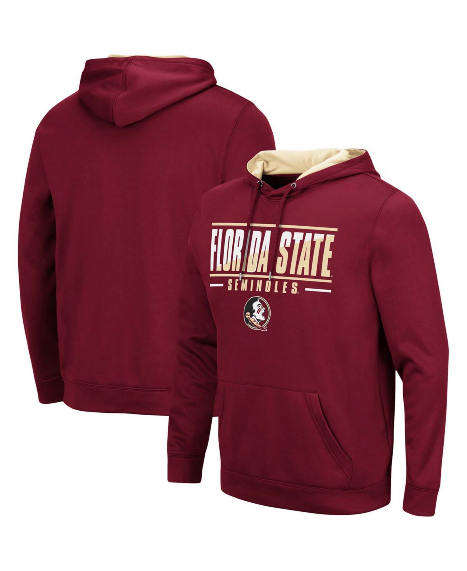 Мужское худи Garnet Florida State Seminoles Slash Stack 2.0