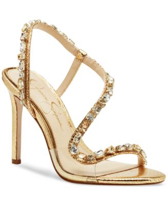 Женские вечерние сандалии Jessica Simpson Jaycin Barely-There Rhinestone