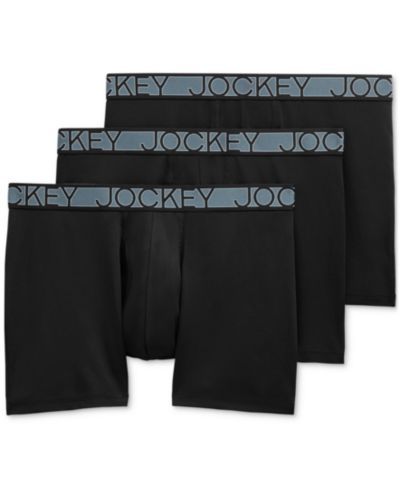 Jockey® Боксеры-брифы, 3 пары, Active Microfiber, 5"