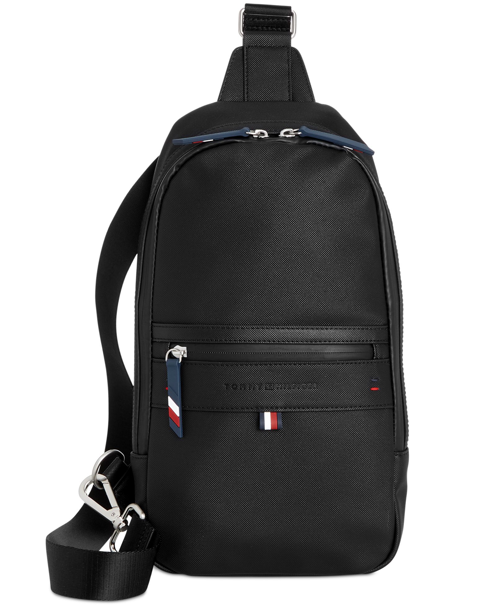 Tommy Hilfiger Мужской рюкзак Leo Logo Embossed Sling