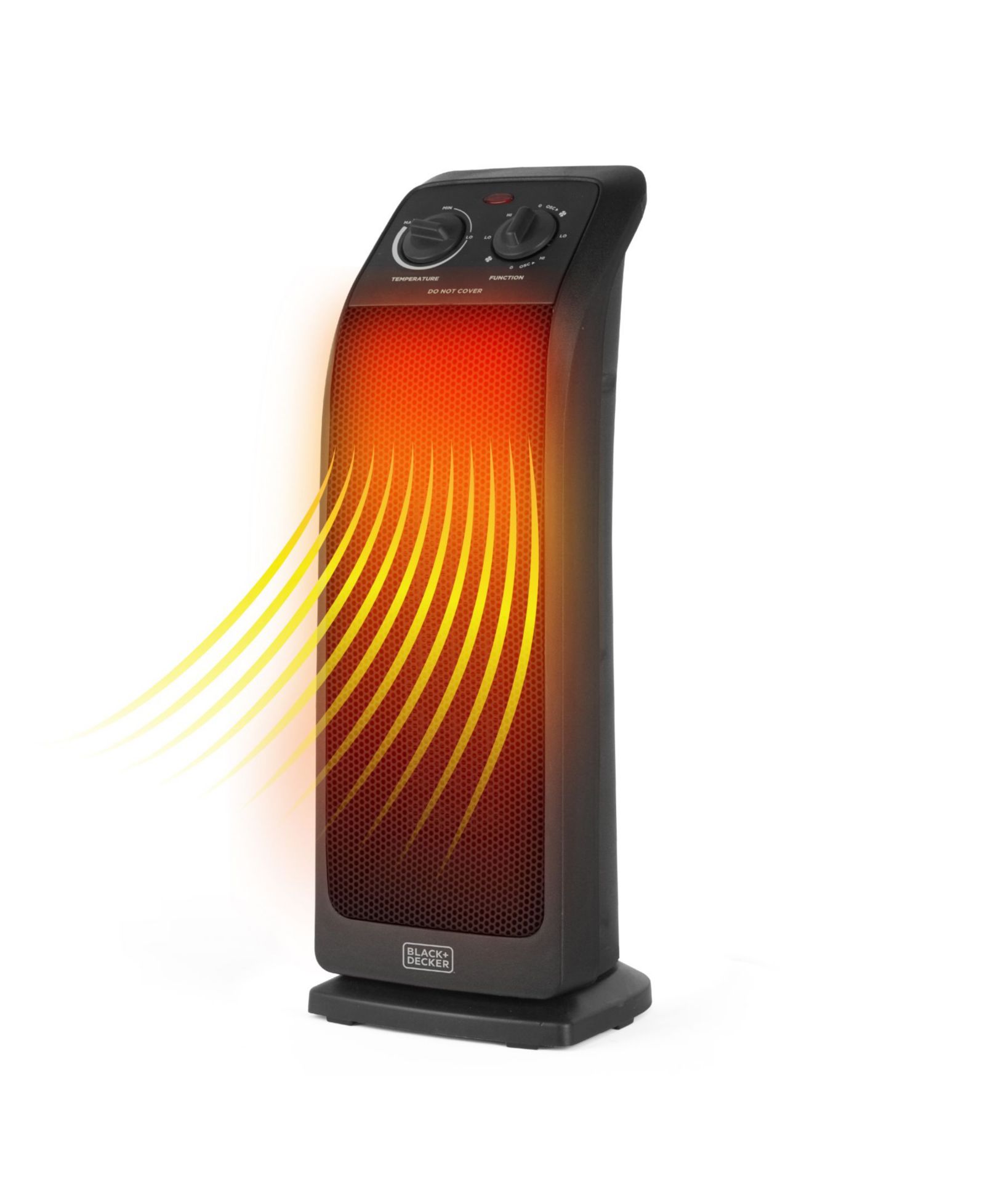 BLACK+DECKER Обогреватель башня керамический осциллирующий, BHTC571, Black