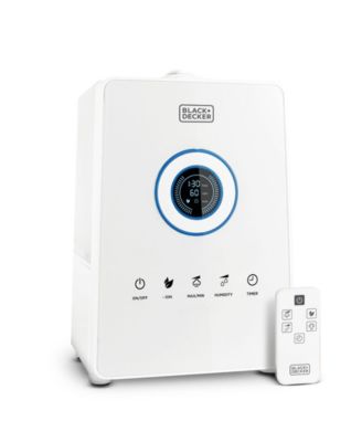 BLACK+DECKER 1.45 Gallon Cool Mist Ultrasonic Console Humidifier 600 Sq. Ft. with Remote Control