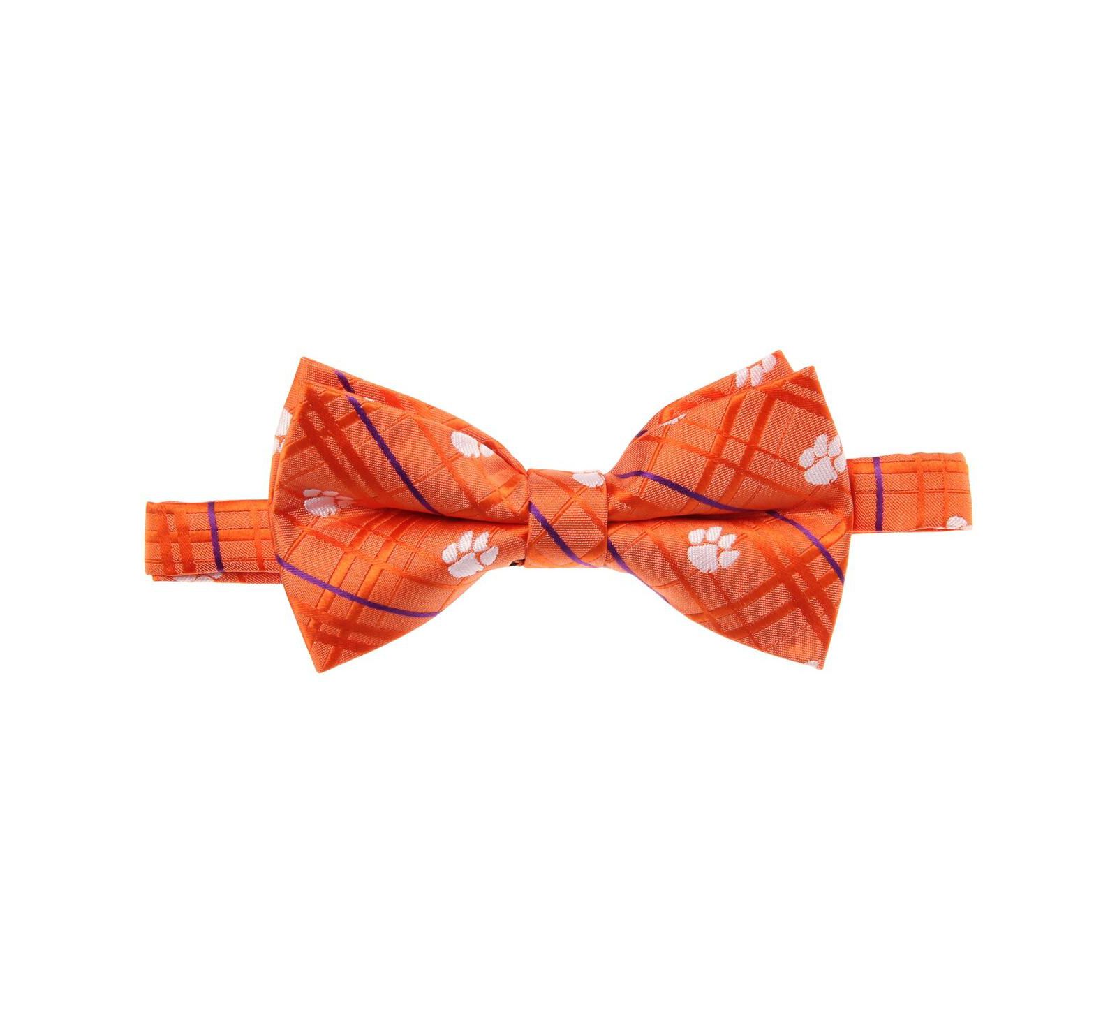 Men's Orange Clemson Tigers Oxford Bow Tie