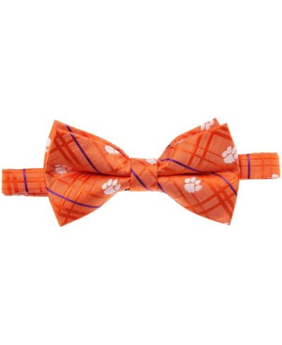 Men's Orange Clemson Tigers Oxford Bow Tie
