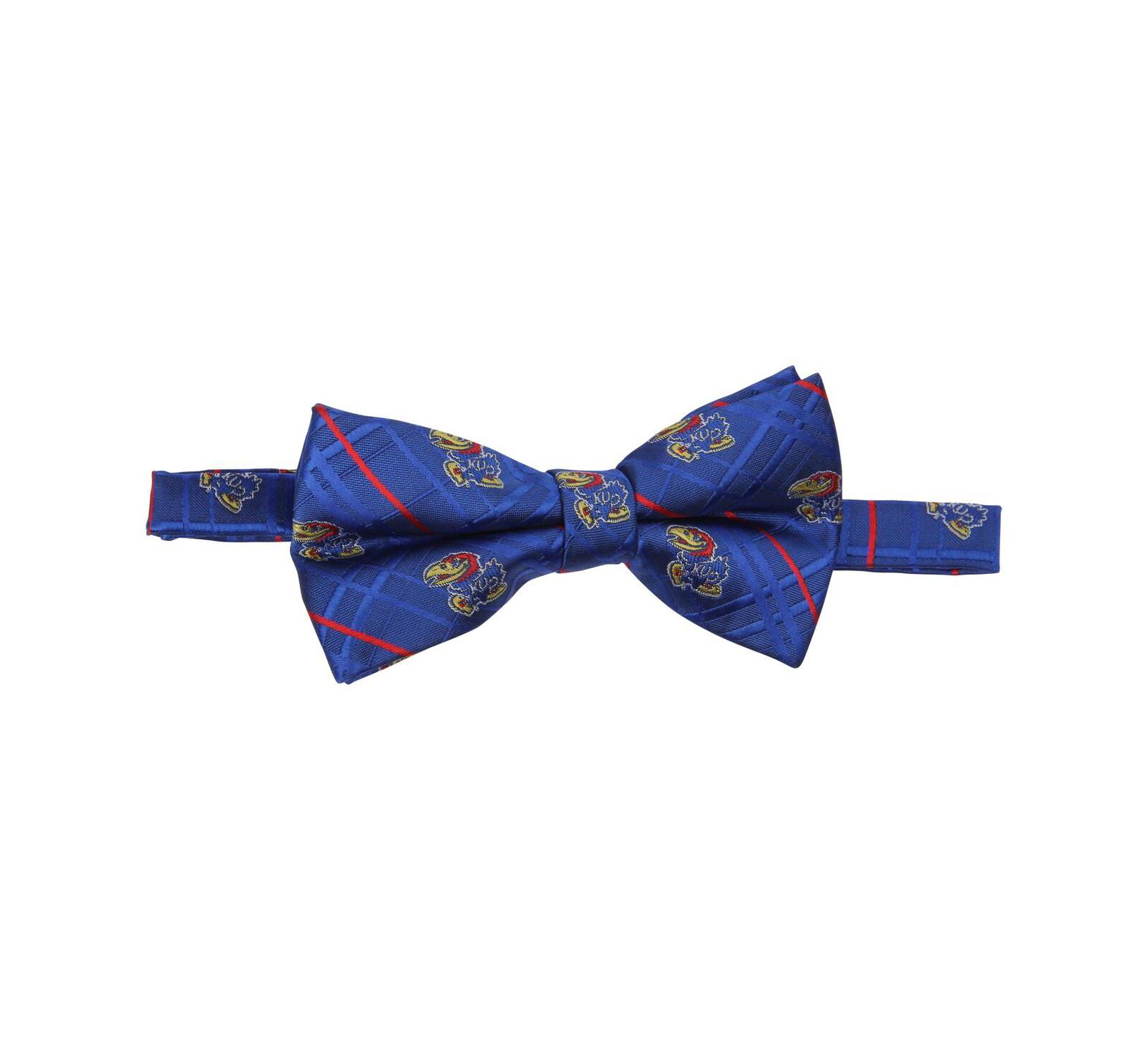 Men's Blue Kansas Jayhawks Oxford Bow Tie