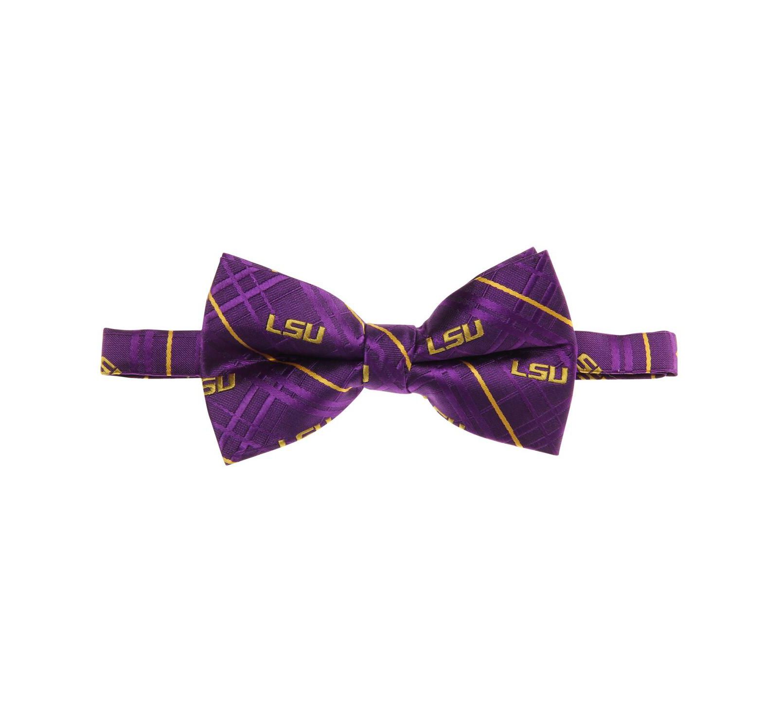 Men's Purple Lsu Tigers Oxford Bow Tie