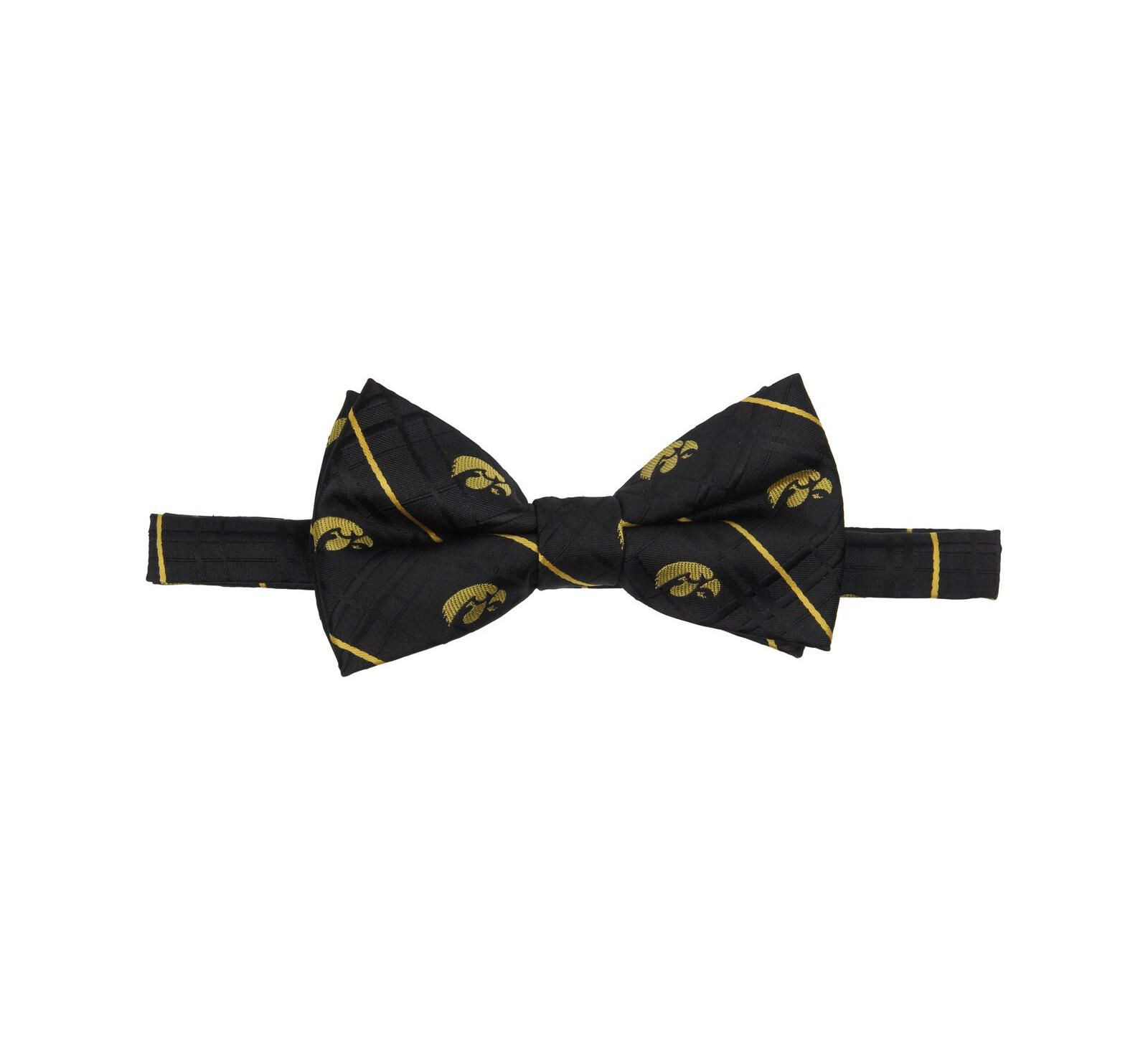 Men's Black Iowa Hawkeyes Oxford Bow Tie