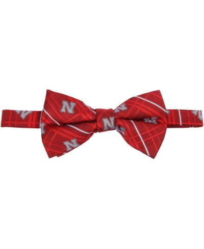 Eagles Wings Мужской оксфордский галстук-бабочка Scarlet Nebraska Huskers