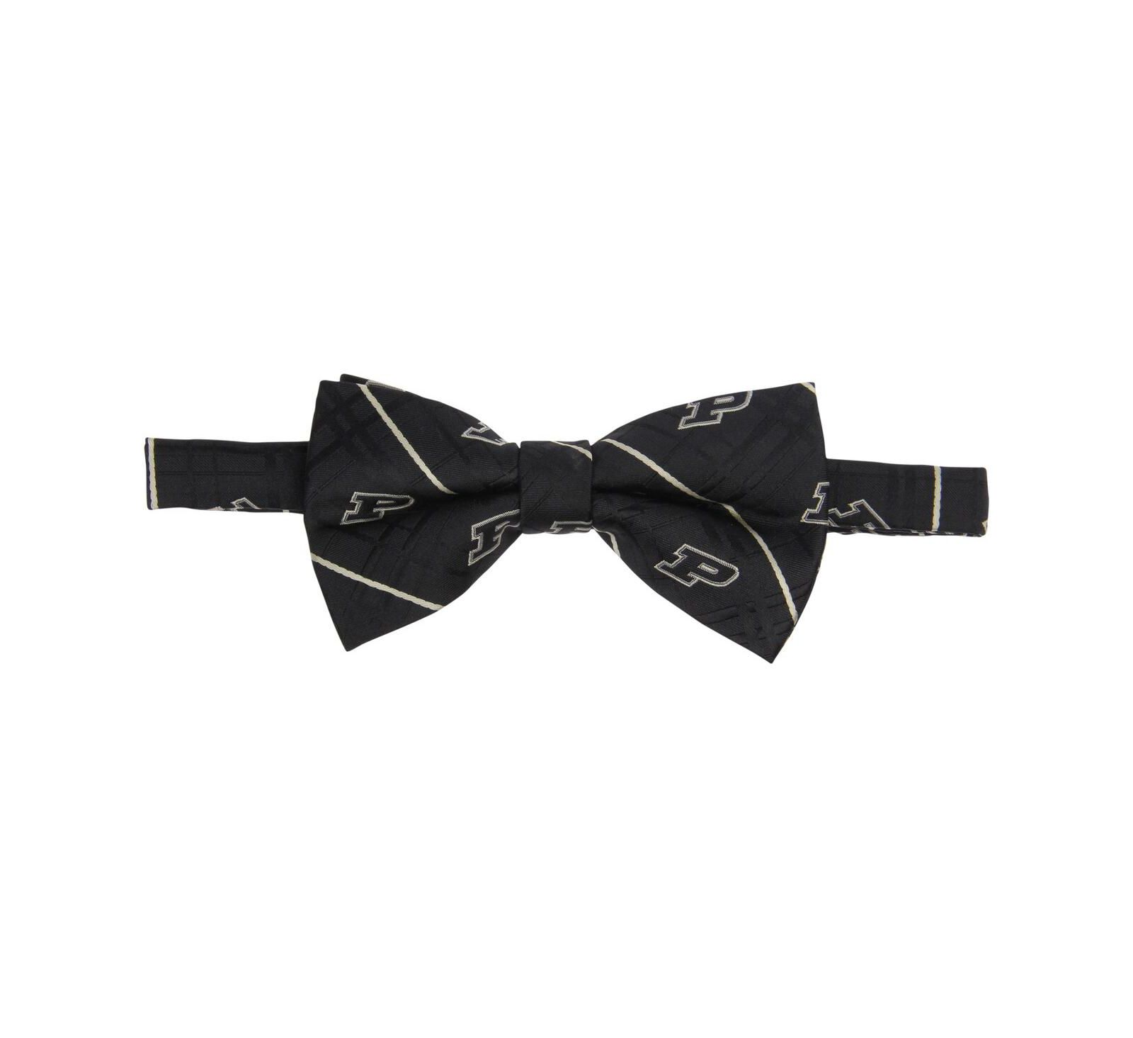 Men's Black Purdue Boilermakers Oxford Bow Tie