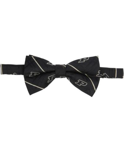 Men's Black Purdue Boilermakers Oxford Bow Tie