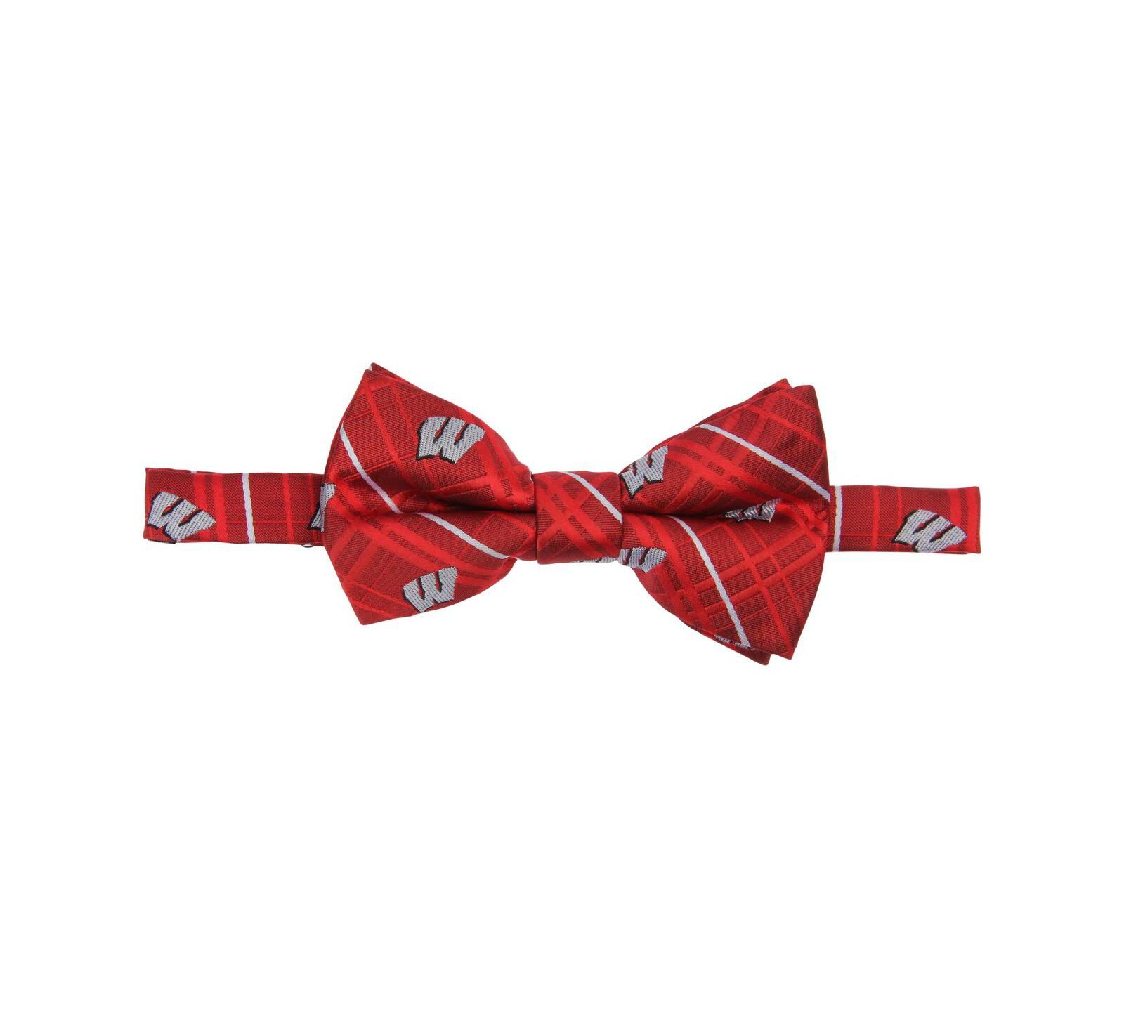 Men's Red Wisconsin Badgers Oxford Bow Tie