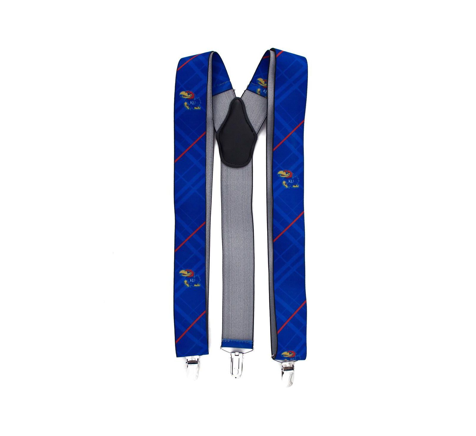 Men's Blue Kansas Jayhawks Suspenders