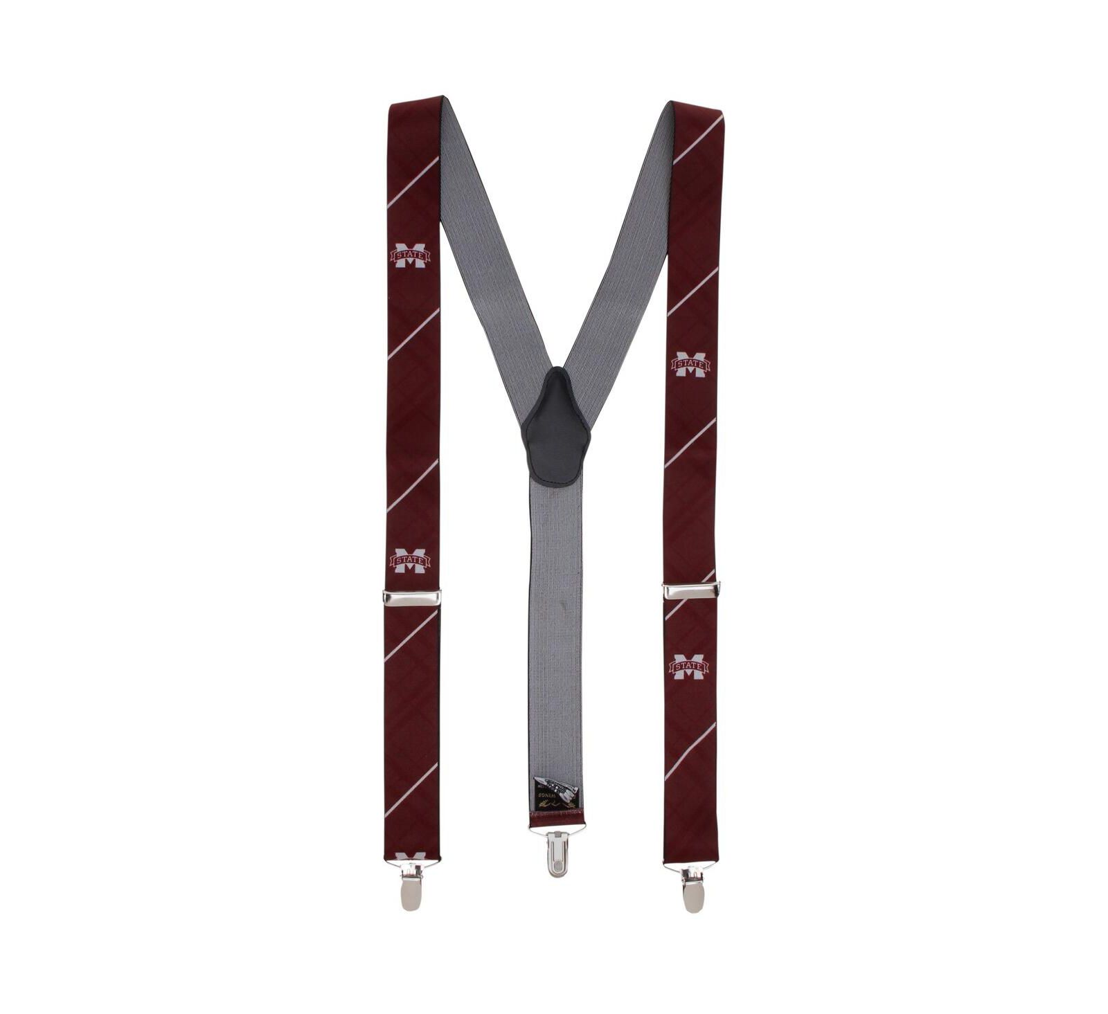 Men's Maroon Mississippi State Bulldogs Suspenders