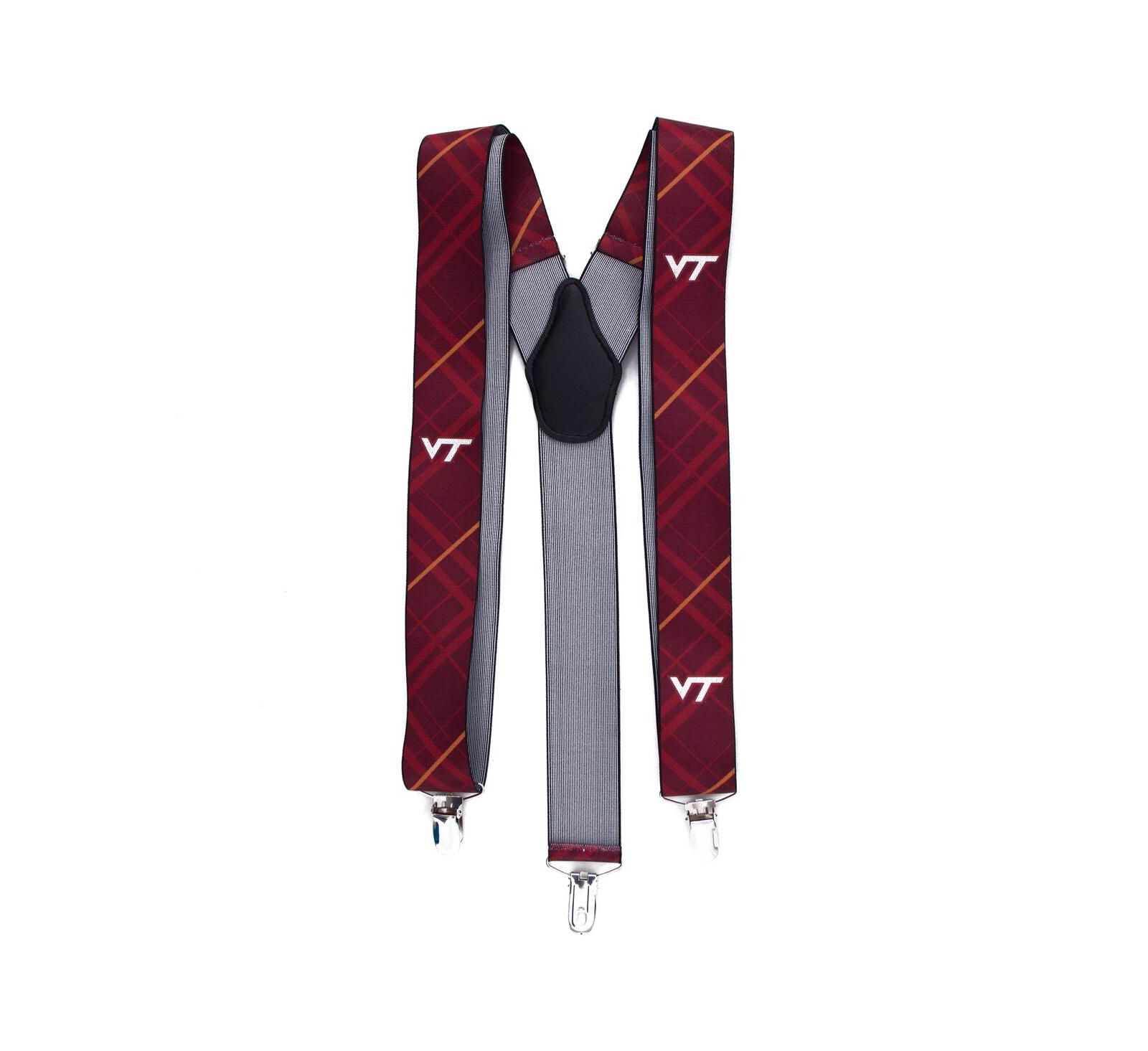Men's Maroon Virginia Tech Hokies Suspenders
