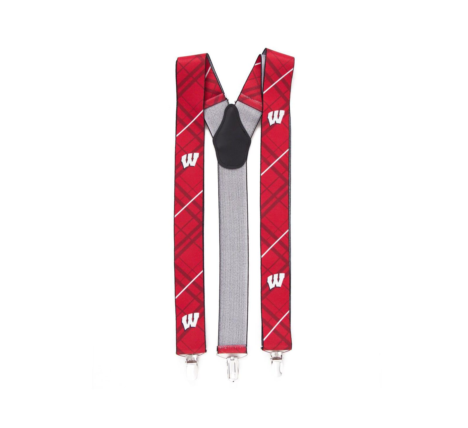 Men's Red Wisconsin Badgers Suspenders