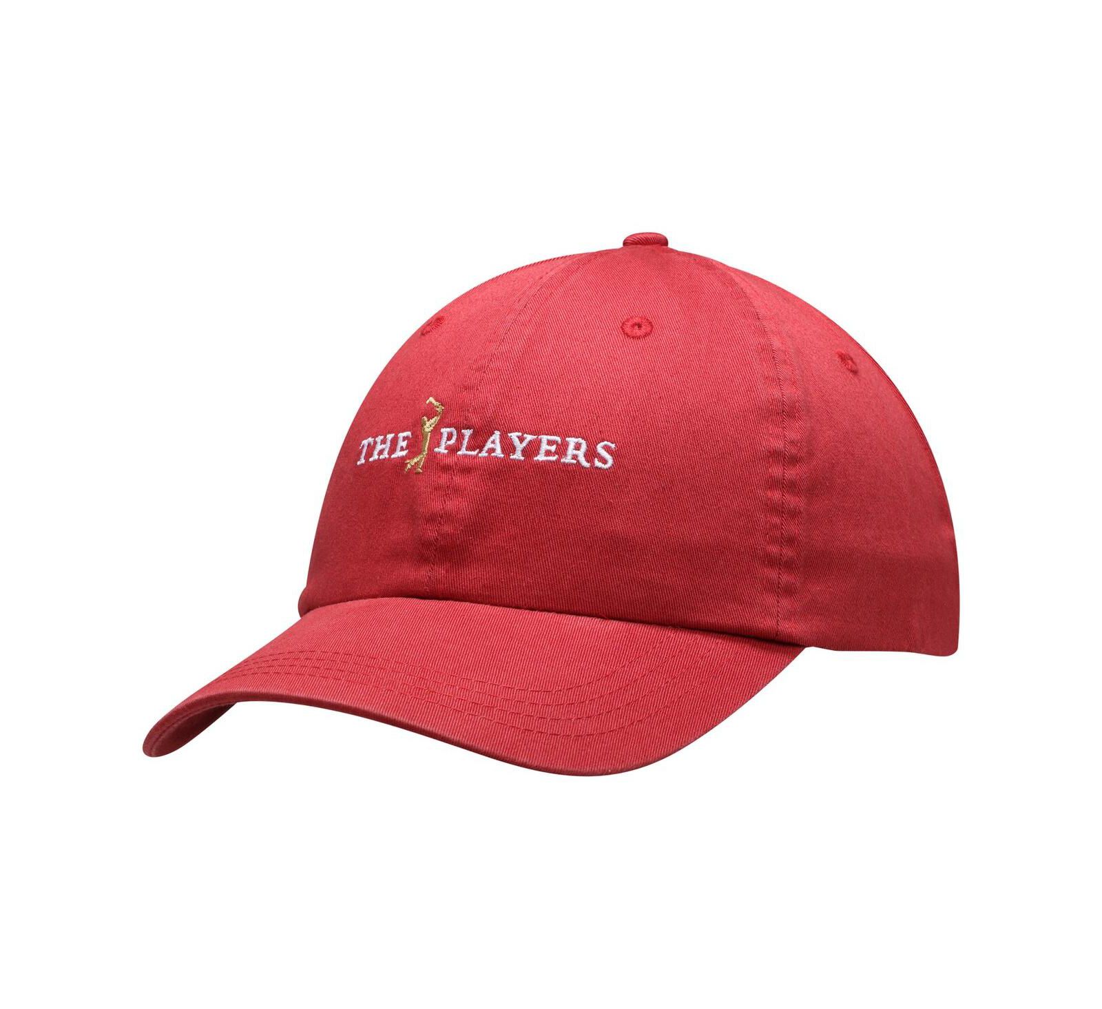 Мужская красная регулируемая кепка THE PLAYERS Newport Washed