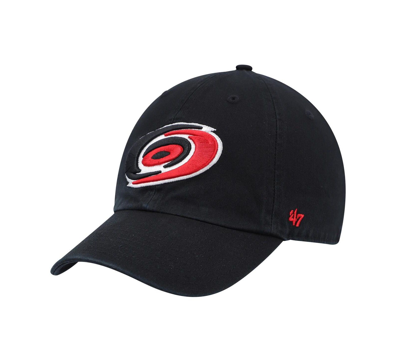Men's Black Carolina Hurricanes Team Clean Up Adjustable Hat