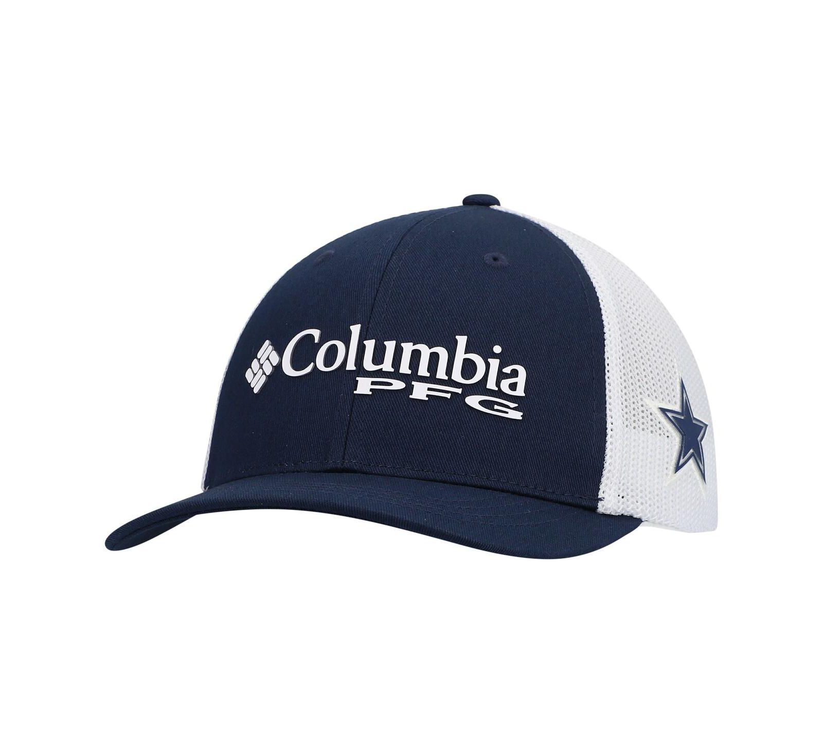 Boys Navy Dallas Cowboys PFG Mesh Snapback Hat