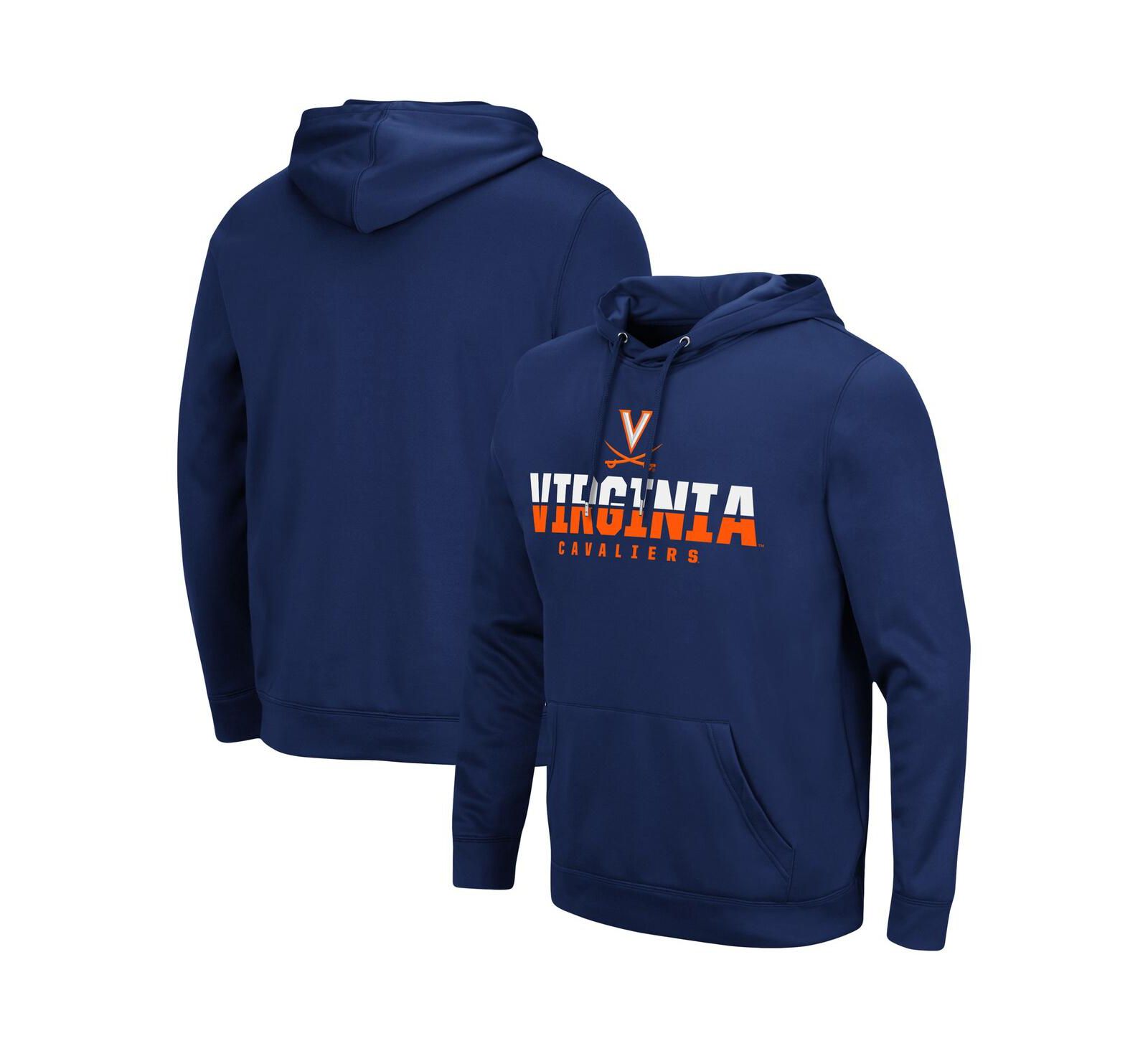 Мужское темно-синее худи-толстовка Virginia Cavaliers
