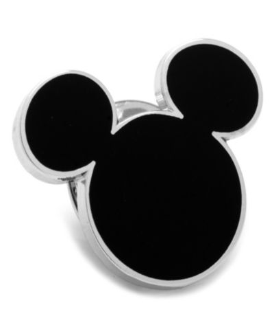 Cufflinks Inc. булавка на лацкан Disney Black Mickey Mouse Silhouette