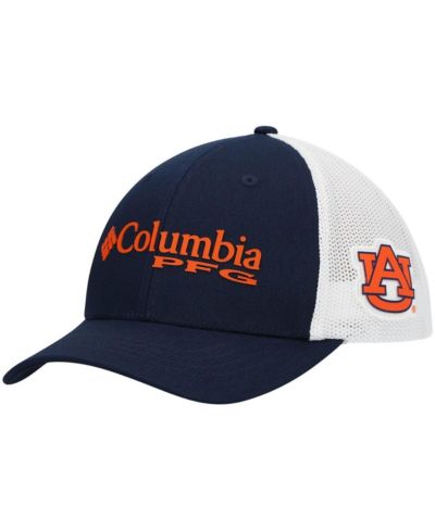 Мужская кепка Columbia Navy Auburn Tigers Collegiate PFG Flex Snapback
