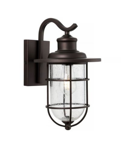 Уличный фонарь Jonathan Y Westfield 1-Light Rustic Industrial Cage LED Outdoor Lantern