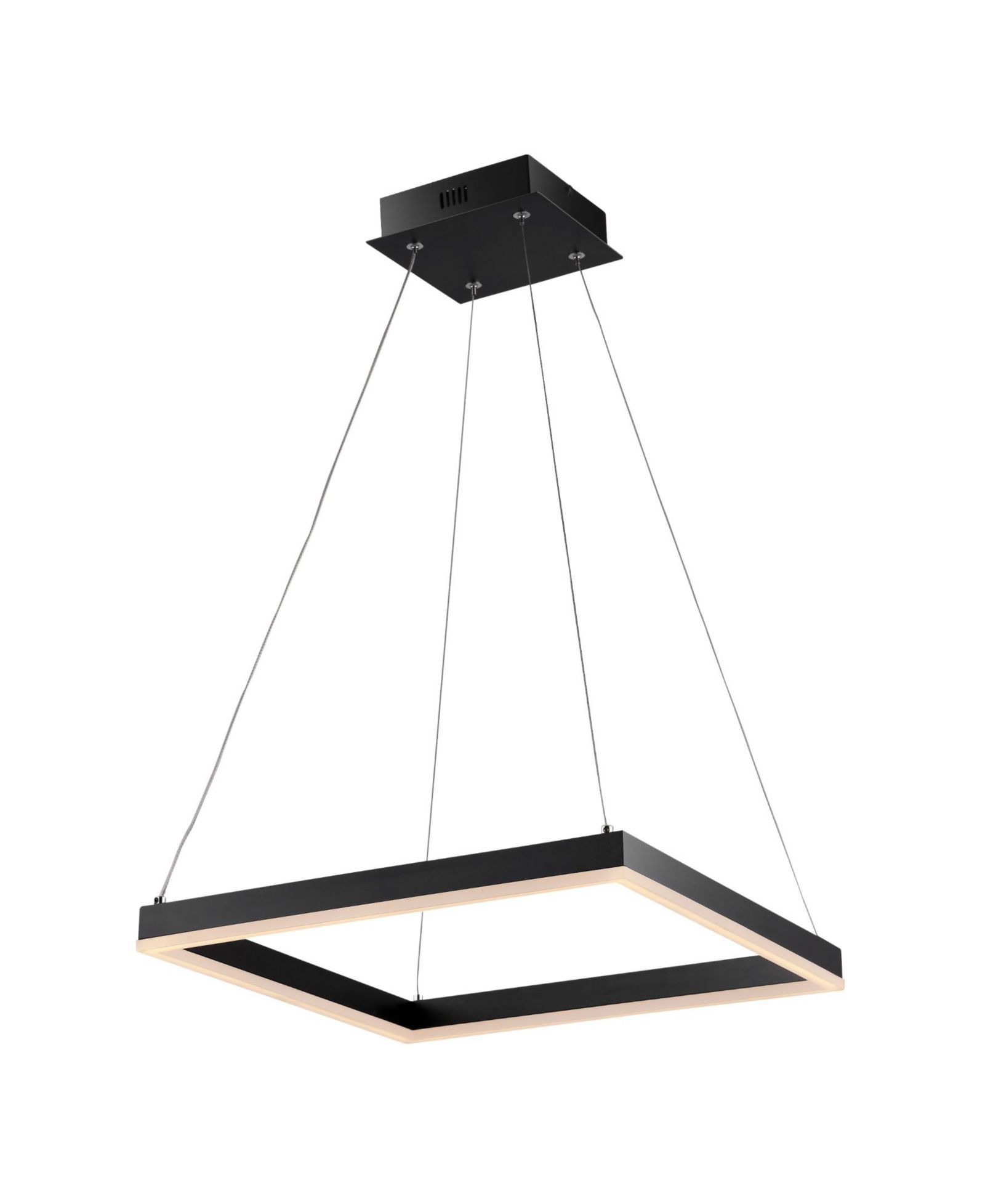 Nero Square Contemporary Modern Integrated LED Pendant Light