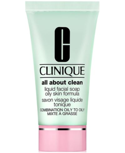 Clinique All About Clean жидкое средство для умывания, для жирной кожи, мини