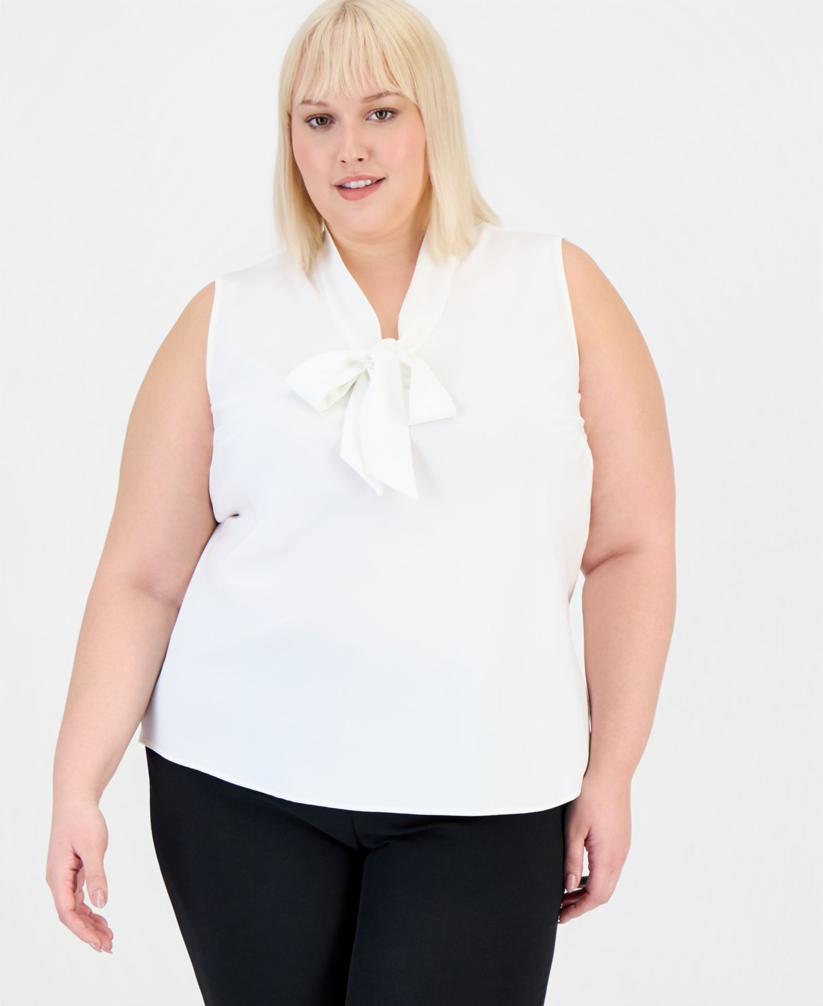 Топ Kasper Plus Size Bow Top