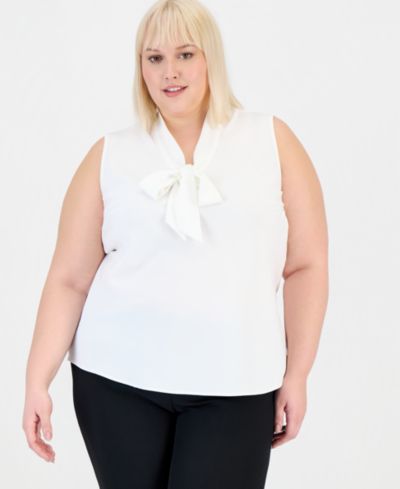 Топ Kasper Plus Size Bow Top